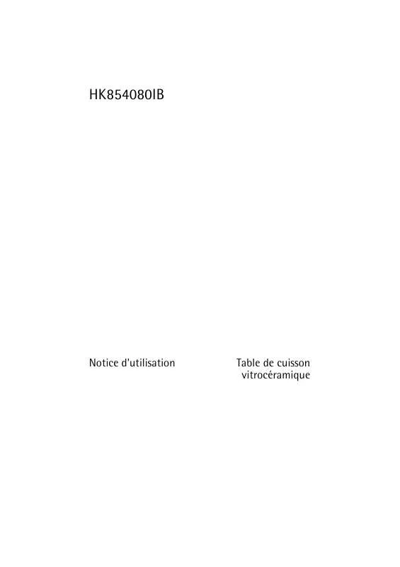 Mode d'emploi AEG-ELECTROLUX HK953400FB