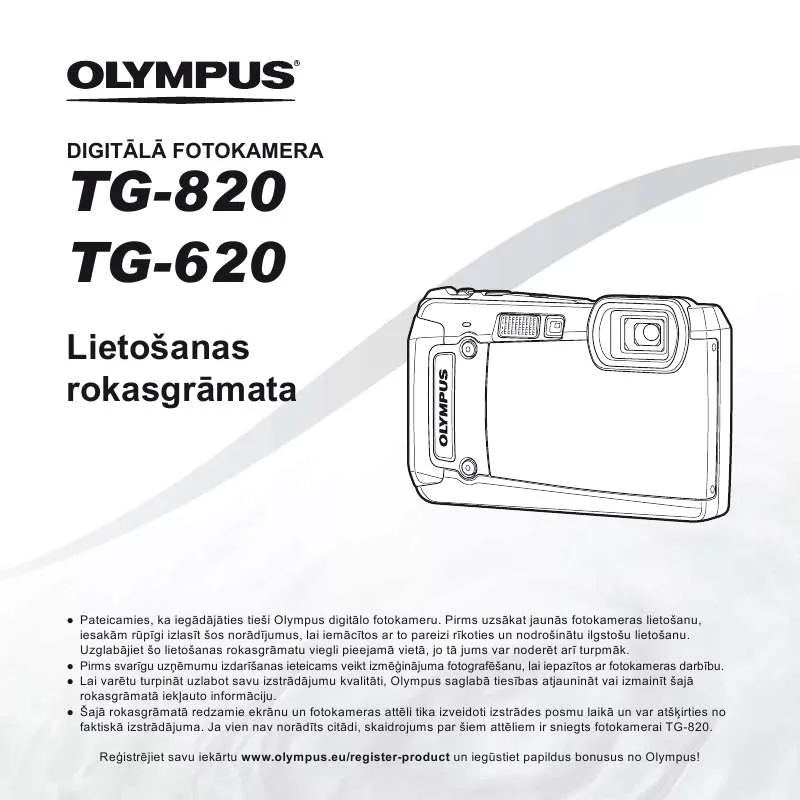 Mode d'emploi OLYMPUS TG-620
