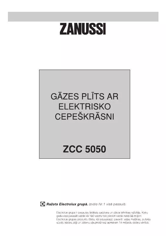 Mode d'emploi ZANUSSI ZCC5050