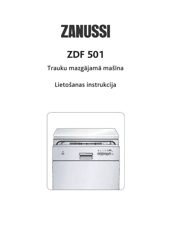 Mode d'emploi ZANUSSI ZDF501