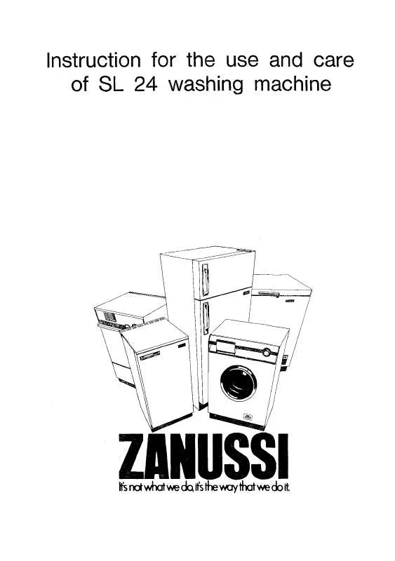 Mode d'emploi ZANUSSI ZGF78ICX