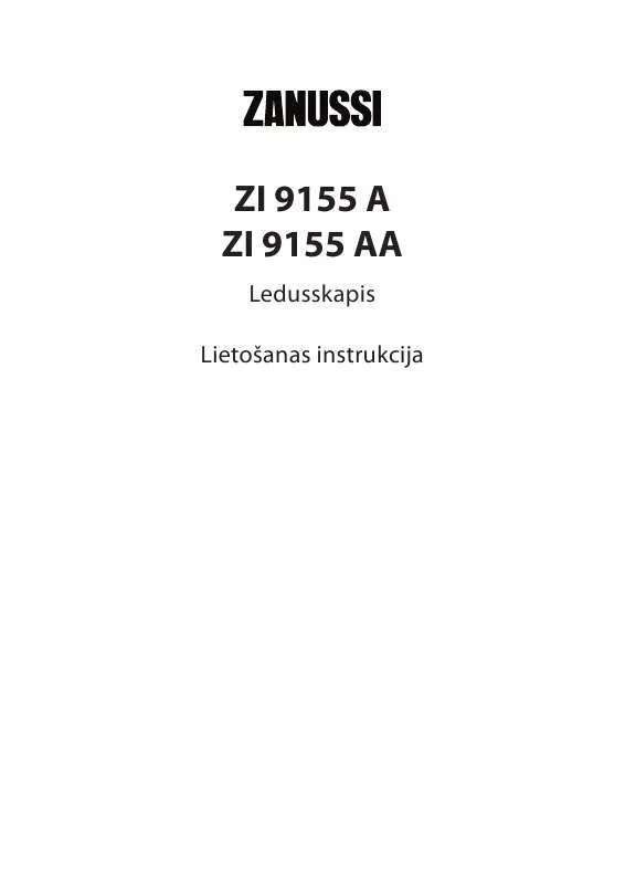 Mode d'emploi ZANUSSI ZI9155A