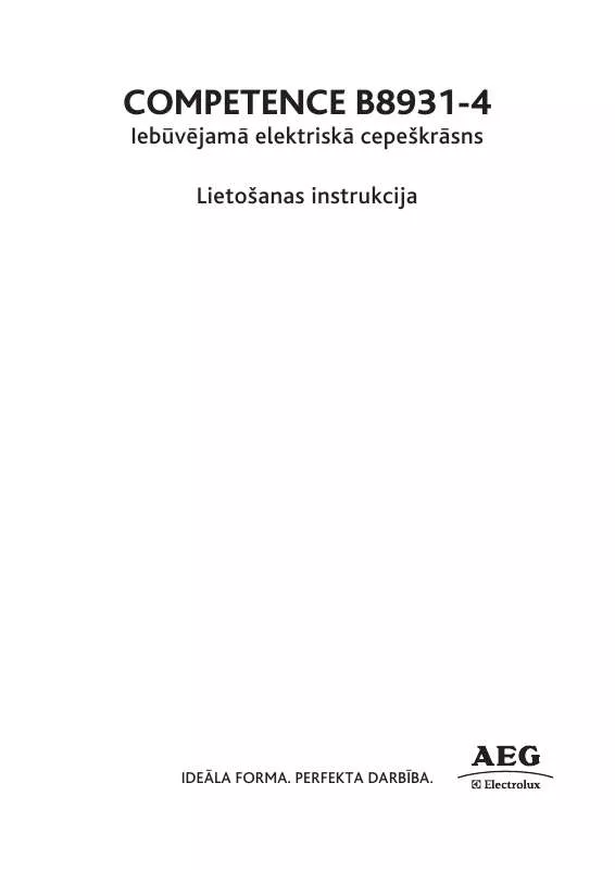 Mode d'emploi AEG-ELECTROLUX B8931-4-MNORDIC