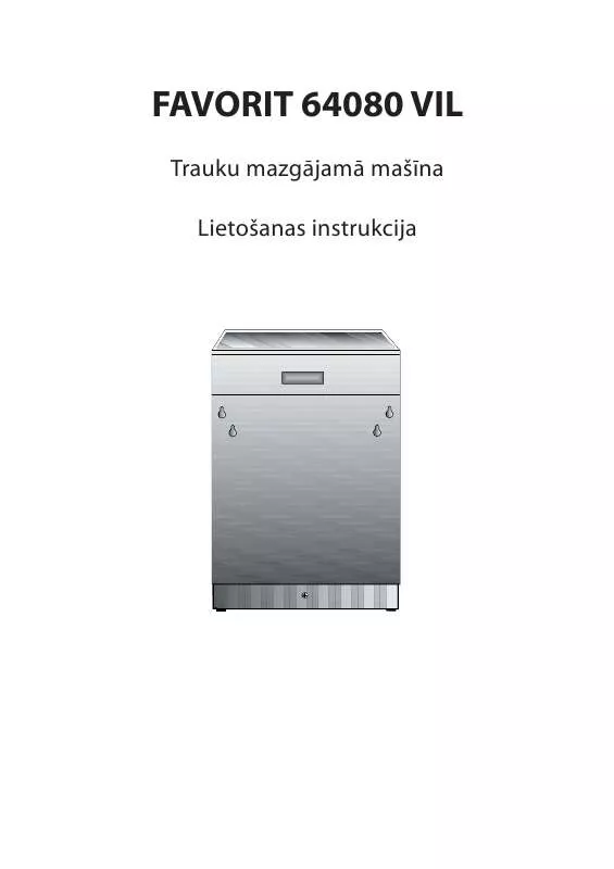 Mode d'emploi AEG-ELECTROLUX F64080VI