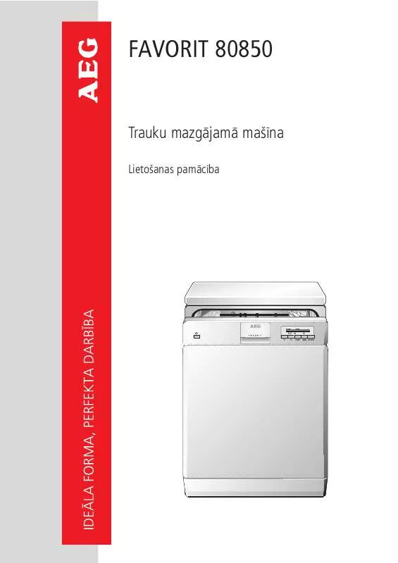 Mode d'emploi AEG-ELECTROLUX F80850U