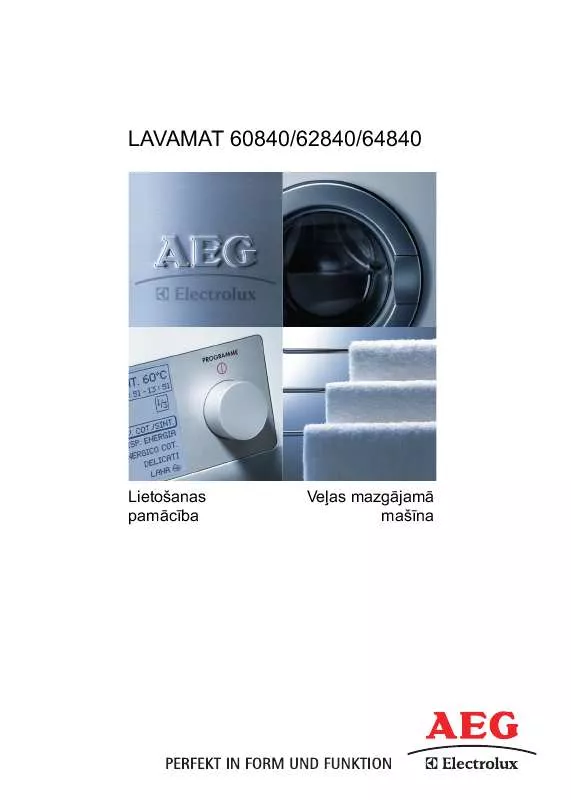 Mode d'emploi AEG-ELECTROLUX L62840