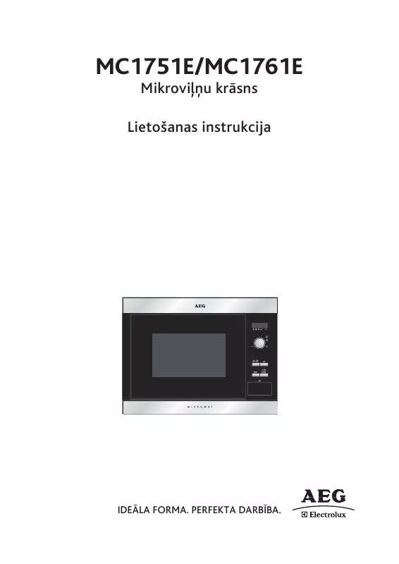 Mode d'emploi AEG-ELECTROLUX MC1751E-M