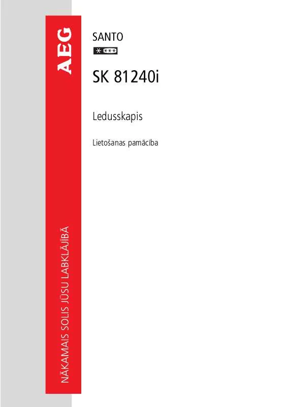 Mode d'emploi AEG-ELECTROLUX SK81240I(EURO)