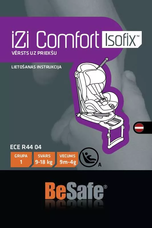 Mode d'emploi BESAFE IZI COMFORT ISOFIX