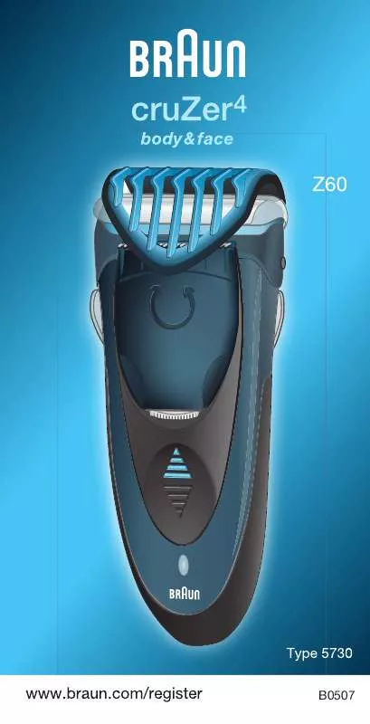 Mode d'emploi BRAUN Z60