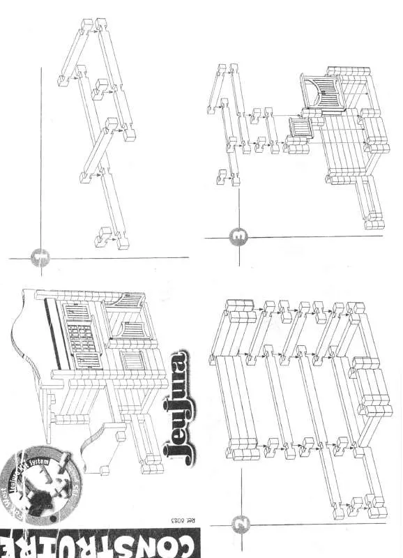 Mode d'emploi JEUJURA FOR WEST 8023