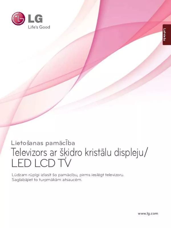 Mode d'emploi LG 32LD340