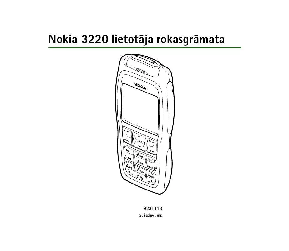 Mode d'emploi NOKIA 3220