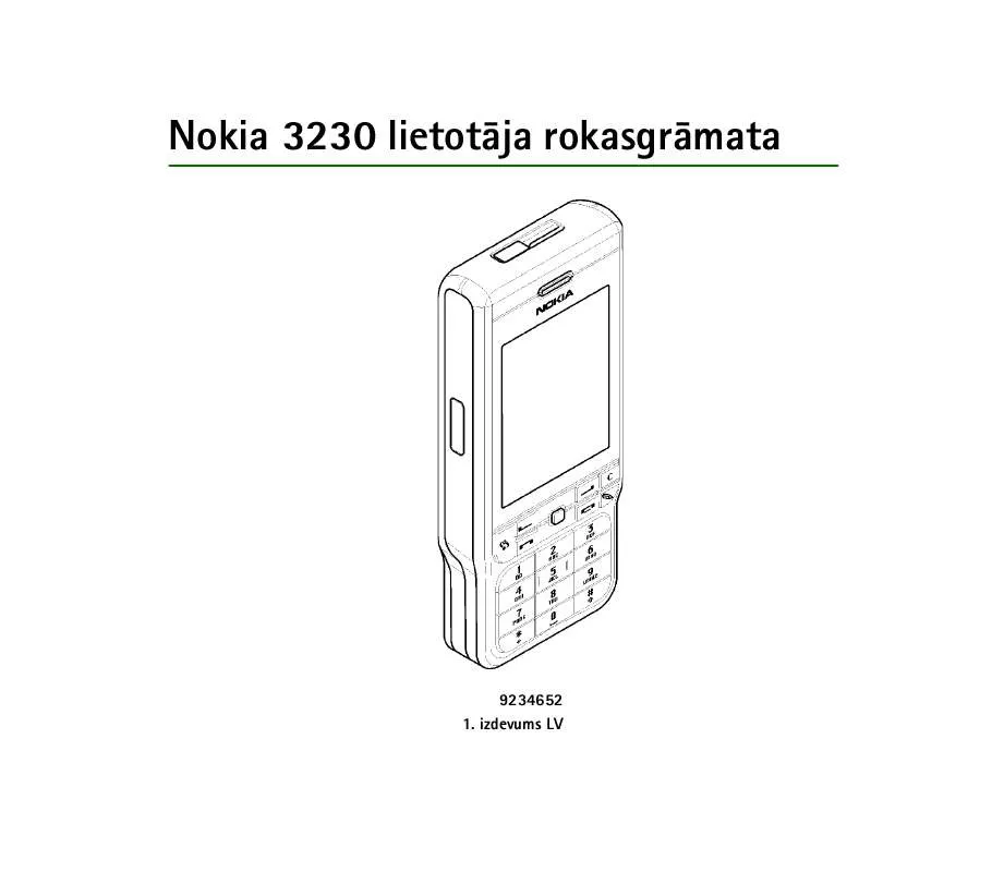 Mode d'emploi NOKIA 3230