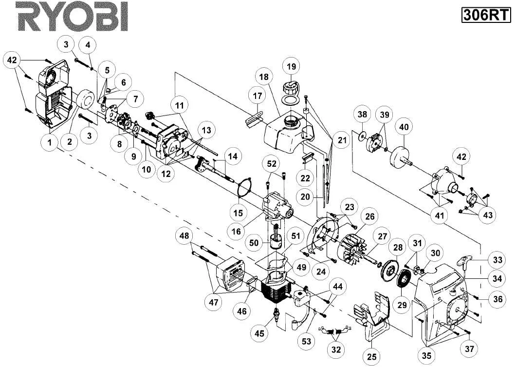 Mode d'emploi RYOBI 306RT