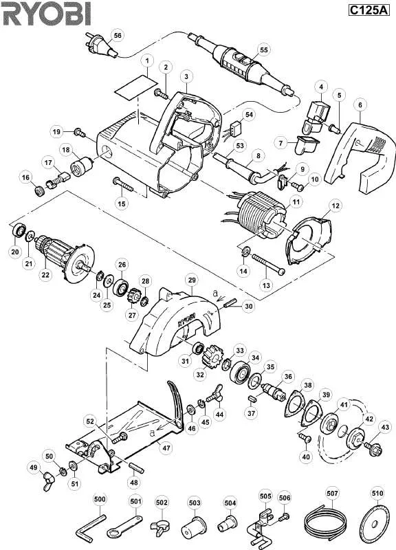 Mode d'emploi RYOBI C125A