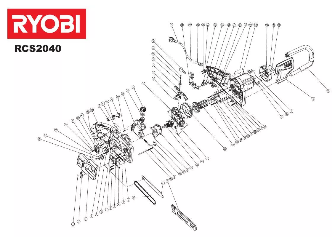 Mode d'emploi RYOBI RCS2040