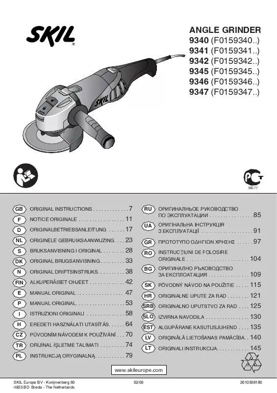 Mode d'emploi SKIL 9346