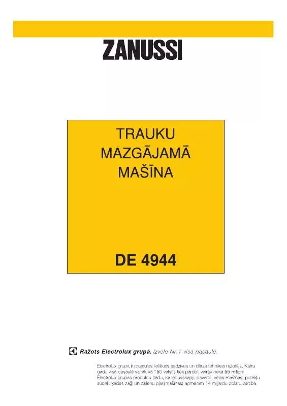 Mode d'emploi ZANUSSI DE4944