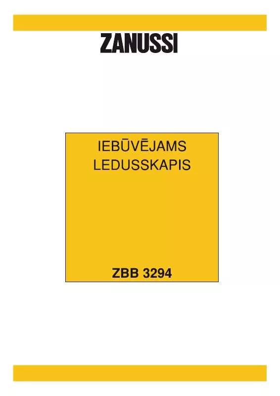 Mode d'emploi ZANUSSI ZBB3294