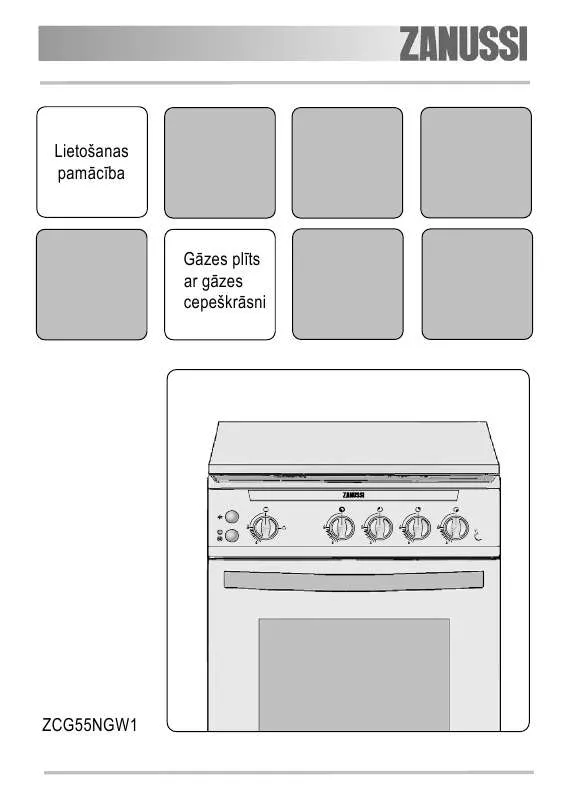 Mode d'emploi ZANUSSI ZCG55NGW1