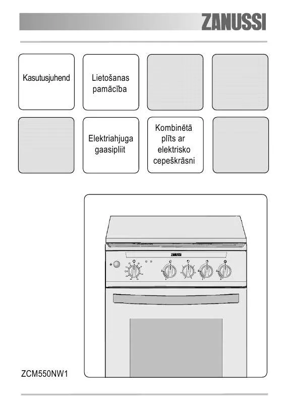 Mode d'emploi ZANUSSI ZCM550NW1