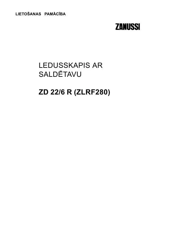 Mode d'emploi ZANUSSI ZD22/6R