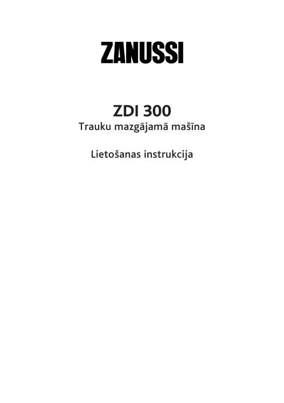 Mode d'emploi ZANUSSI ZDI300X