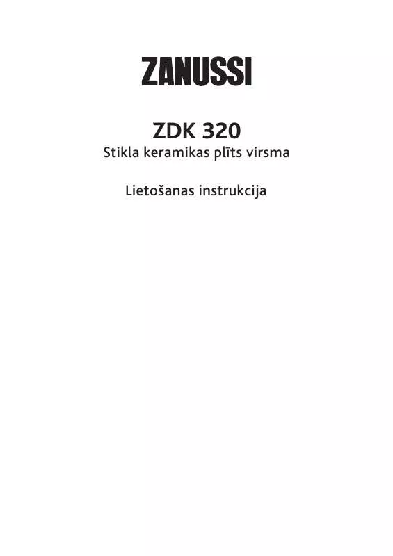 Mode d'emploi ZANUSSI ZDK320X