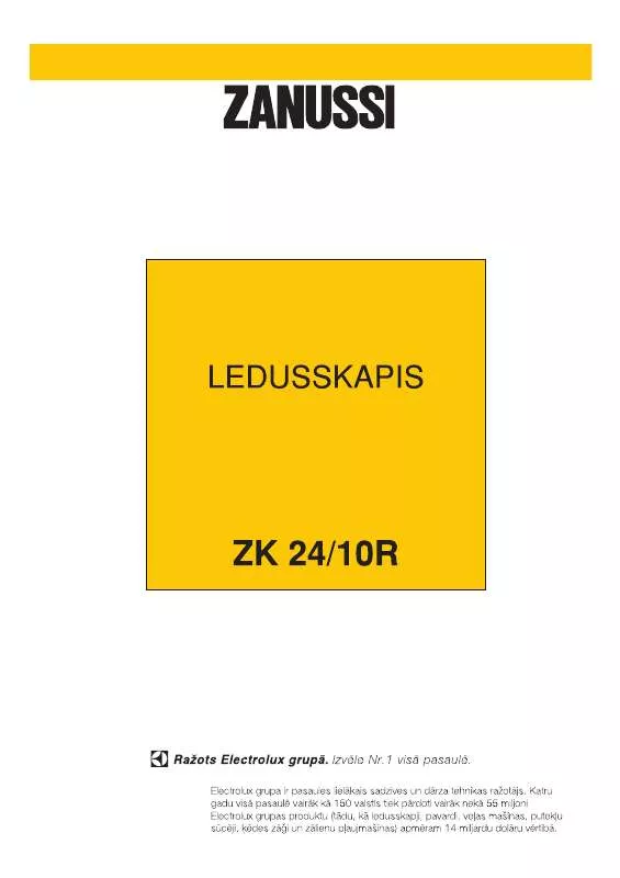 Mode d'emploi ZANUSSI ZK24/10R