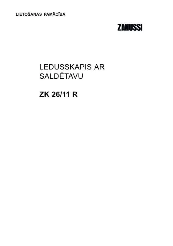 Mode d'emploi ZANUSSI ZK26/11R